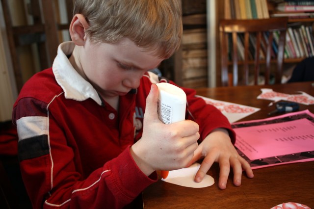 I don't recommend using white school glue for this.